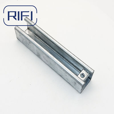41mm GI Pre Galvnaized  Strut Channel And Fittings Thickness 14 Gauge