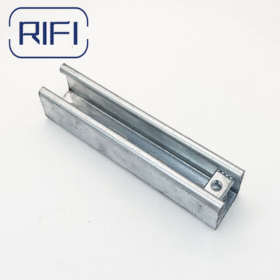 41mm GI Pre Galvnaized  Strut Channel And Fittings Thickness 14 Gauge