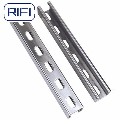 20ft Length Strut Channel And Fittings with Thickness 0.8mm-3mm for Wall Mount