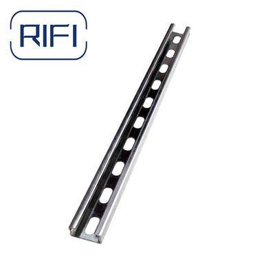 20ft Length Strut Channel And Fittings with Thickness 0.8mm-3mm for Wall Mount