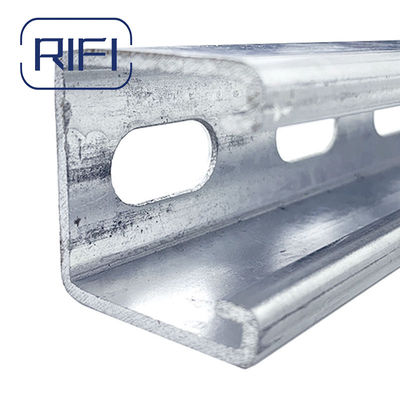 20ft Length Strut Channel And Fittings with Thickness 0.8mm-3mm for Wall Mount