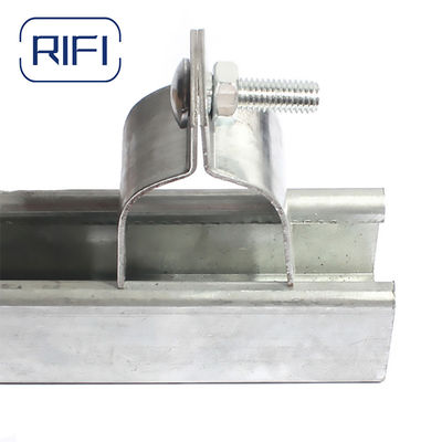 Silver Strut Channel And Fittings with Thickness 0.8mm-3mm for support