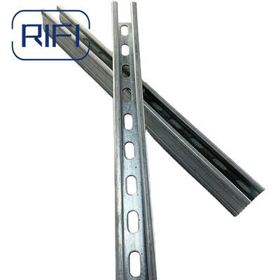 41x41 Hot Dip Galvanized Strut Channel And Fittings 10ft Silver Mounting Type