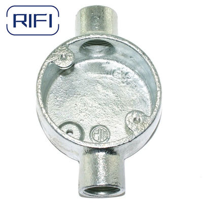 20mm Through Way Circular Junction Box For Surface Mounting BS4568 Standard