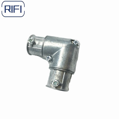 Set Screw Zinc Die Cast EMT To EMT Capped Corner Coupling1/2 inch to 1 inch