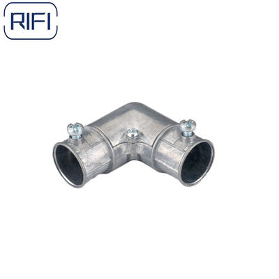 Set Screw Zinc Die Cast EMT To EMT Capped Corner Coupling1/2 inch to 1 inch