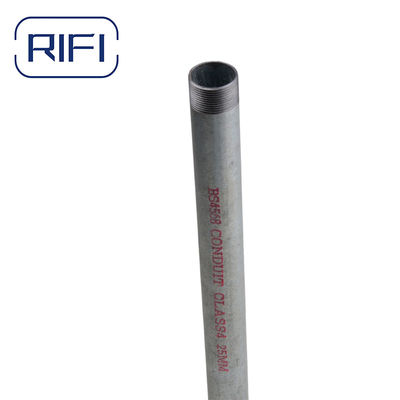 Hot Dip Galvanized Electrical Tube Conduit Class 4 For BS4568 Size 25mm