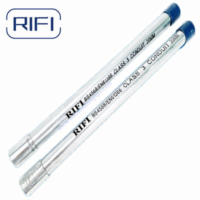 Hot Dip Galvanized Electrical Tube Conduit Class 4 For BS4568 Size 25mm