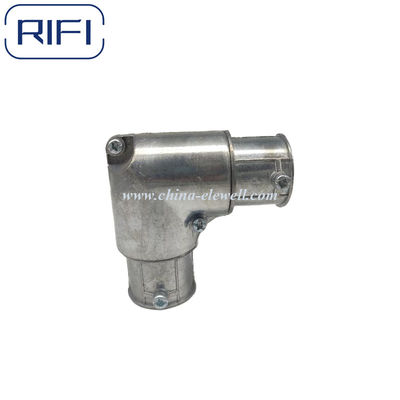 1/2 Inch To 1 Inch EMT Conduit To EMT Pipe Capped Corner Coupling Set Screw Type