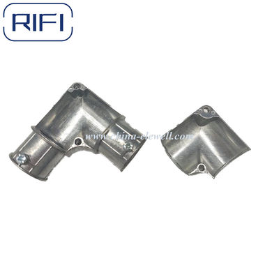 1/2 Inch To 1 Inch EMT Conduit To EMT Pipe Capped Corner Coupling Set Screw Type