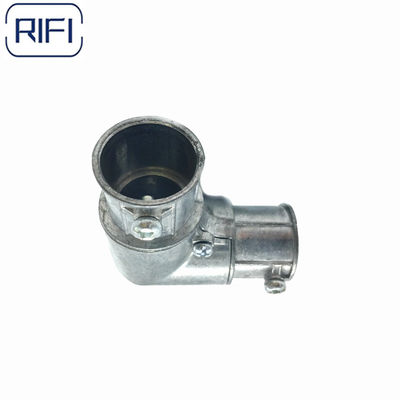 1/2 Inch To 1 Inch EMT Conduit To EMT Pipe Capped Corner Coupling Set Screw Type