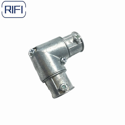 1/2 Inch To 1 Inch EMT Conduit To EMT Pipe Capped Corner Coupling Set Screw Type