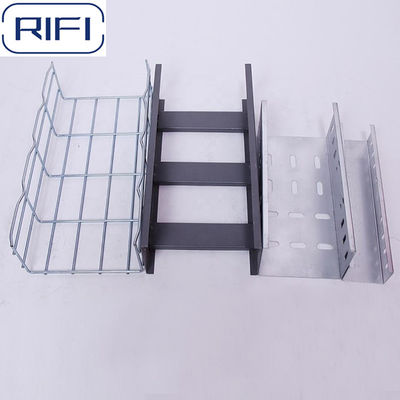 Outdoor Steel 300mm Hot-dipped Galvanized Rustproof Slotted Cable Tray Coated With Complete Groove Type Specifications