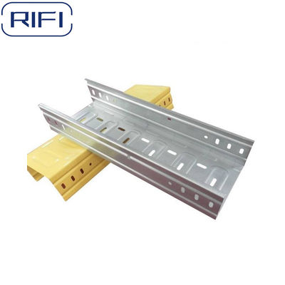 Outdoor Steel 300mm Hot-dipped Galvanized Rustproof Slotted Cable Tray Coated With Complete Groove Type Specifications