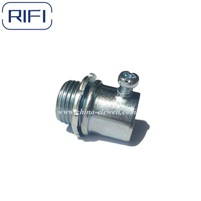 EMT Electrical Conduit Pipe Steel Set Screw Connector With Or Without Insulated