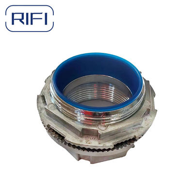 Water Proof Silver IMC Electrical Tubing For Conduit Applications Zinc Threaded Hub