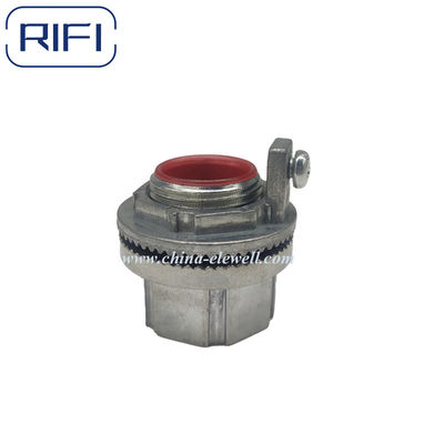 RIFI Red Insulated 3/4 Inch Grounding Threaded Hub Zinc Die Cast