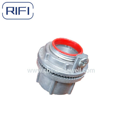 RIFI Red Insulated 3/4 Inch Grounding Threaded Hub Zinc Die Cast