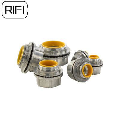 RIFI Red Insulated 3/4 Inch Grounding Threaded Hub Zinc Die Cast