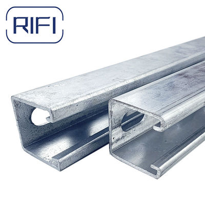 1 5 8 Strut Channel Solid Steel Galvanized Unistrut 20ft And Strut Channel Brackets
