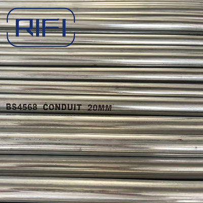 BS Standard 20mm EMT  Electrical Conduit Gi Metal Electrical Conduit Threaded Type