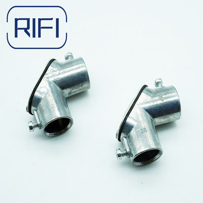 EMT To EMT Pull Elbow With Gasket And Inspection Cover Zinc Die Cast Electrical Conduit Fittings
