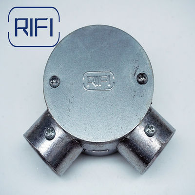 3/4" Aluminum Die Cast EMT Round Box Set Screw Type EMT Junction Box