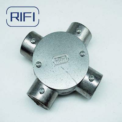 1/2" 3/4" Terminal Junction Box 4 Way For Electrical Metallic Tubing Distribution Wiring Box