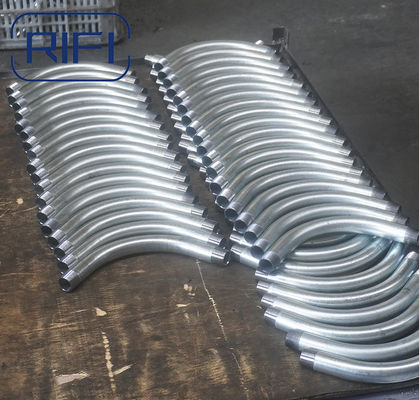 Rigid Steel Conduit GRC Elbow With NPT Threaded For IMC / Rigid Conduit Connection