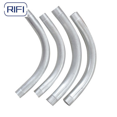 Rigid Steel Conduit GRC Elbow With NPT Threaded For IMC / Rigid Conduit Connection