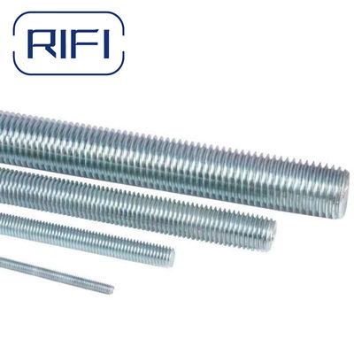 Metric Steel All Thread Rod Zinc White Blue Plated ASTM A307 GRADE 2 DIN 975 Certified