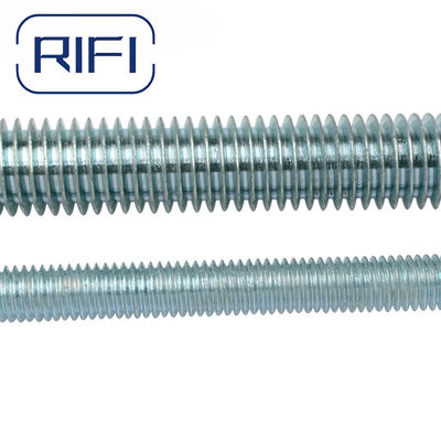 OEM Steel Hardware Fasteners DIN975 / DIN976 M6 M8 M10 Carbon Steel Zinc Plated Galvanized Stud Threaded Rod