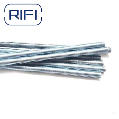 OEM Steel Hardware Fasteners DIN975 / DIN976 M6 M8 M10 Carbon Steel Zinc Plated Galvanized Stud Threaded Rod
