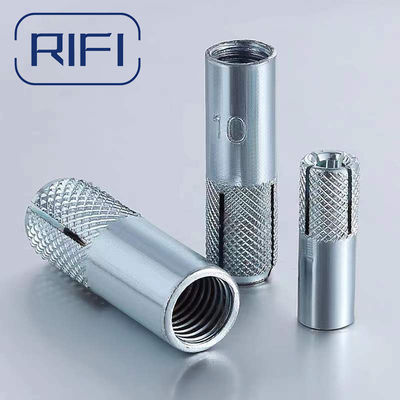 M8 M12 M16 Carbon Steel Galvanized Drop In Anchor Bolt Drop In Anchor Fastener
