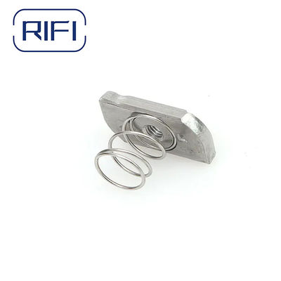 Carbon Steel Solar Unistrut Accessories Support Strut Channel Spring Nut Channel Strut