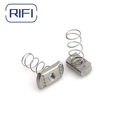 Carbon Steel Solar Unistrut Accessories Support Strut Channel Spring Nut Channel Strut