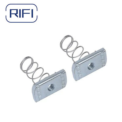 Carbon Steel Solar Unistrut Accessories Support Strut Channel Spring Nut Channel Strut
