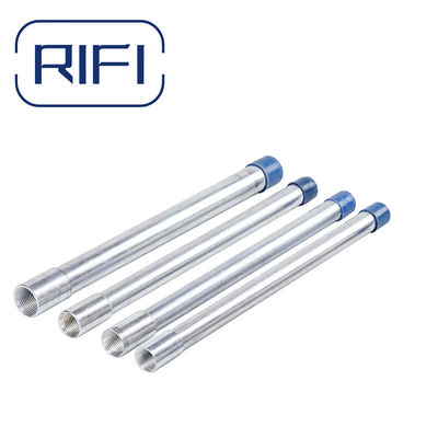UL Certified Zinc Plated Silver Threaded IMC Conduit Pipe For Electrical Conduit Systems