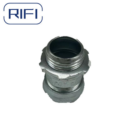 RIFI-EMT Compression Connector Zinc Used To Join EMT To EMT Or A Enclouse