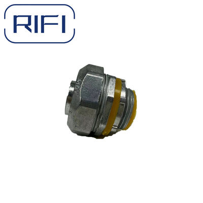 RIFI-Zinc Liquid Tight Flexible Conduit Straight Connector Bond To Boxes And Enclosures