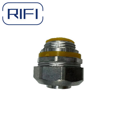 RIFI-Zinc Liquid Tight Flexible Conduit Straight Connector Bond To Boxes And Enclosures