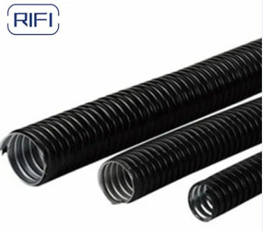 3/8"-4"Electrical Fitting Black Pvc-coated Metal Flexible Conduit
