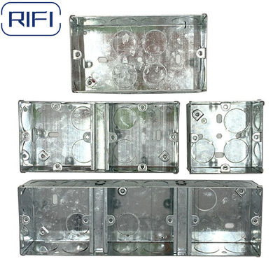 british standards BS4662 switch and socket box GI 1 Gang Boxes 3x3x35mm With Brass Terminal