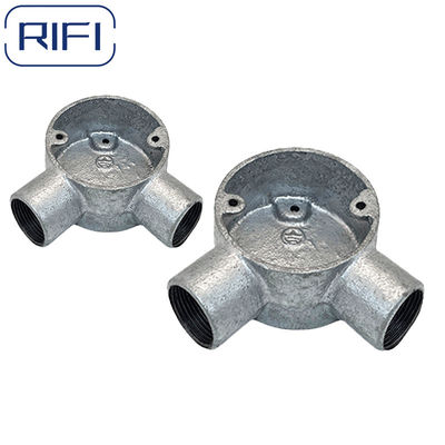BS4568 Conduit Pipe Fitting 20mm,25mm Malleable Iron Terminal Box 1 Way