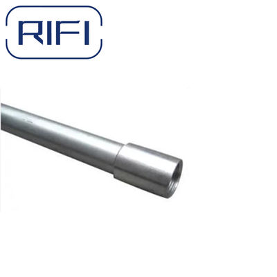 UL Certified Zinc Plated Silver Threaded IMC Conduit Pipe For Electrical Conduit Systems