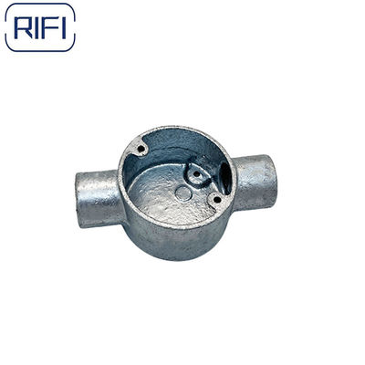 HDG Through Circular Malleable Iron Box BS4568 Conduit Pipe Fittings