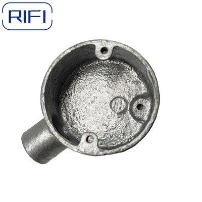 20mm,25mm RIFI Malleable Iron Circular Boxes HDG Tee Box 3 Way