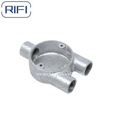 Twin Through Way Box H Way Box RIFI High Quality Malleable Iron Box