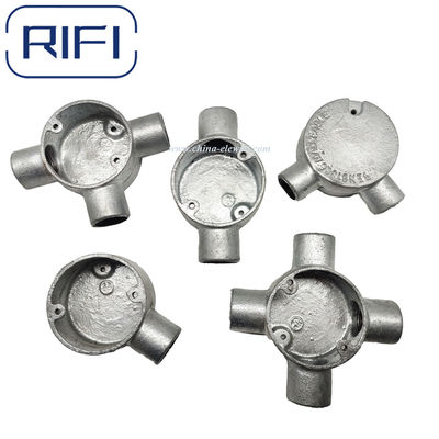 Twin Through Way Box H Way Box RIFI High Quality Malleable Iron Box