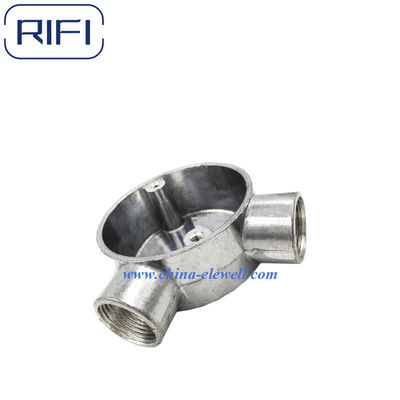 GI Aluminum Junction Box Angle Way 20mm,25mm,32mm Connect GI Conduit Pipe